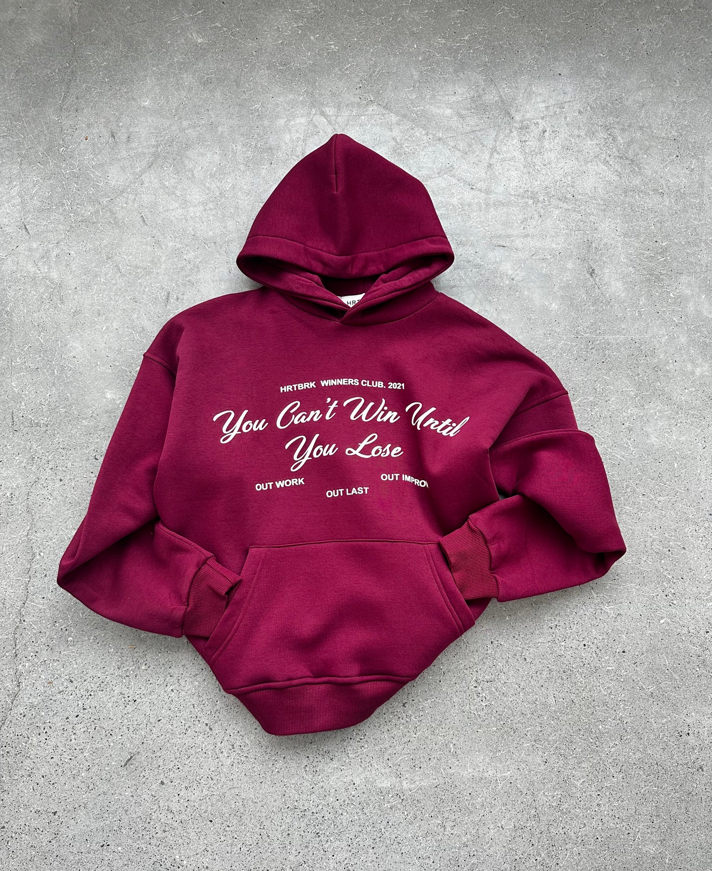 Hrtbrk Can’t win until you lose Hoodie