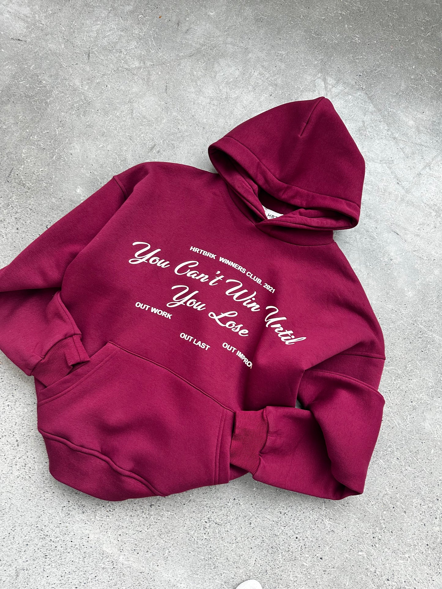 Hrtbrk Can’t win until you lose Hoodie