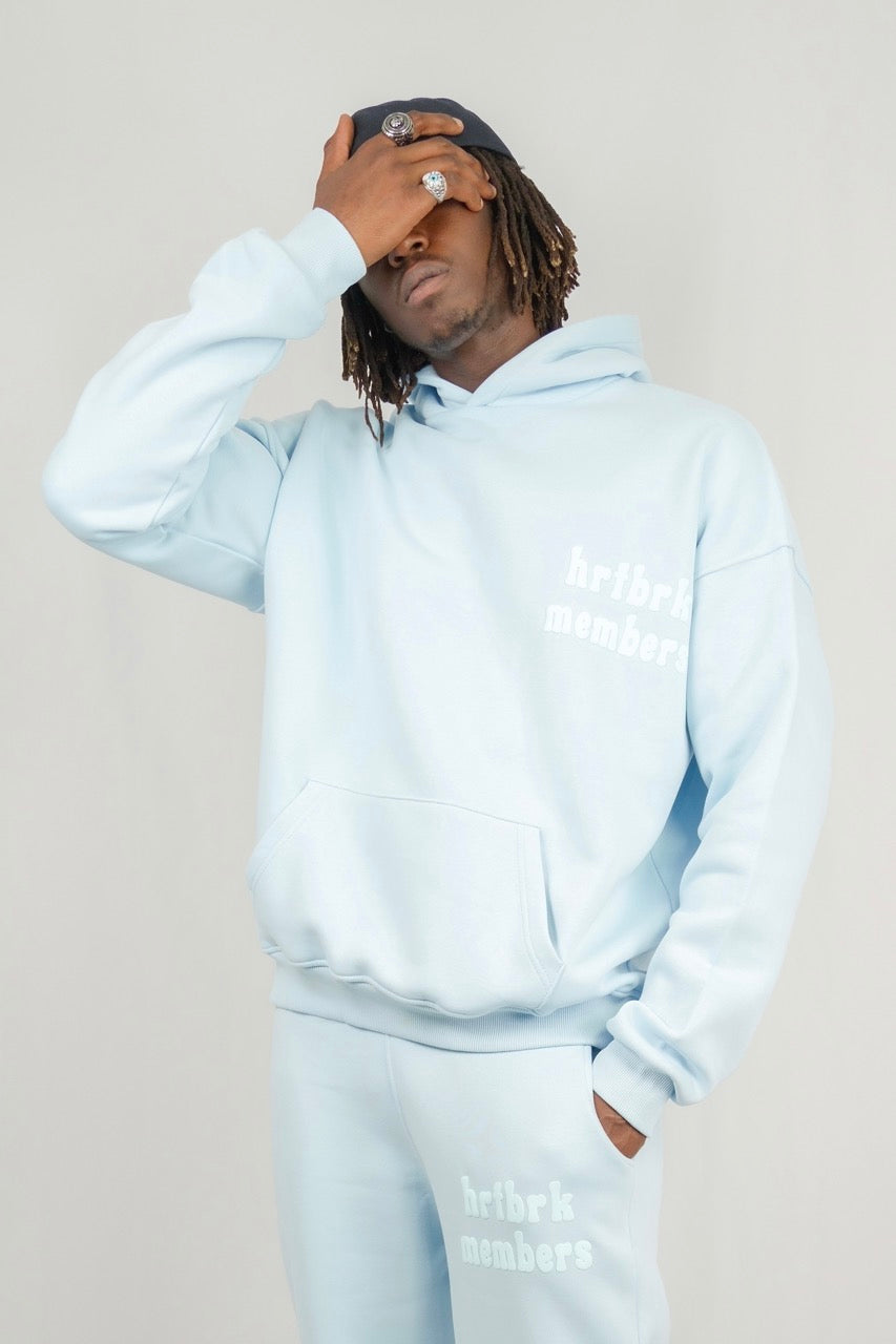 Hrtbrk Members Track Suit "baby blue"