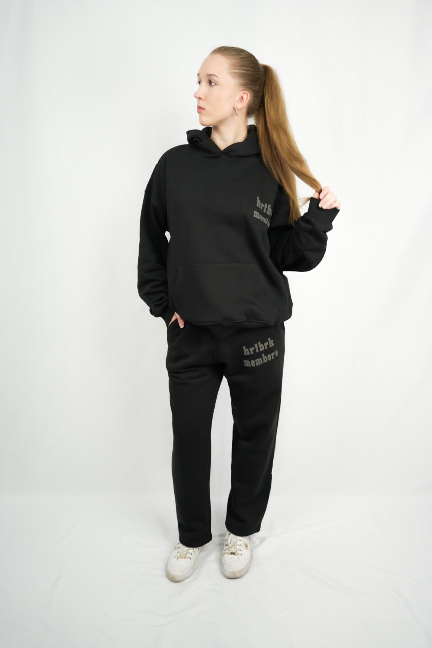Hrtbrk Members Track Suit " Black"